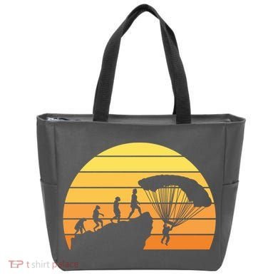 Parachuting Evolution Tote Bag