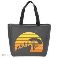 Parachuting Evolution Tote Bag thumb 0