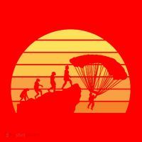 Parachuting Evolution Santa Hat thumb 1