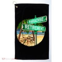 Paradise Dr Retirement Ln Golf Towel thumb 0