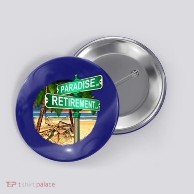 Paradise Dr Retirement Ln Button