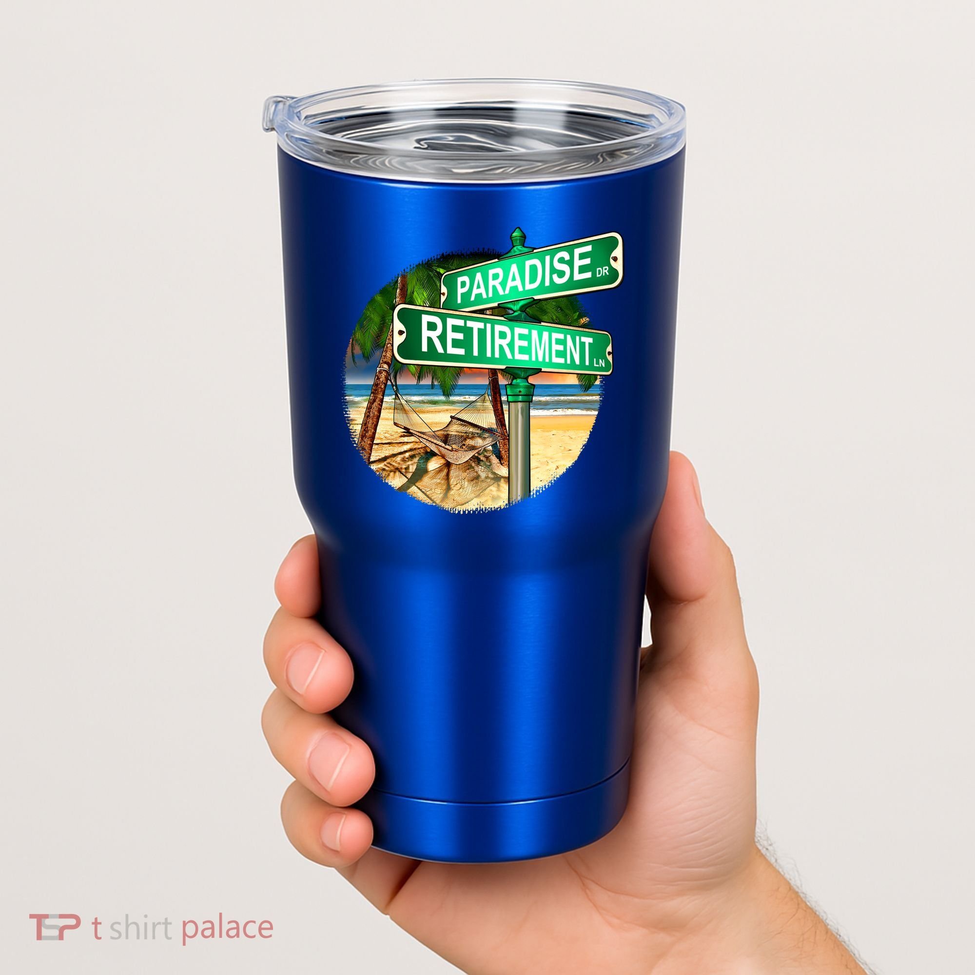 Paradise Dr Retirement Ln Tumbler