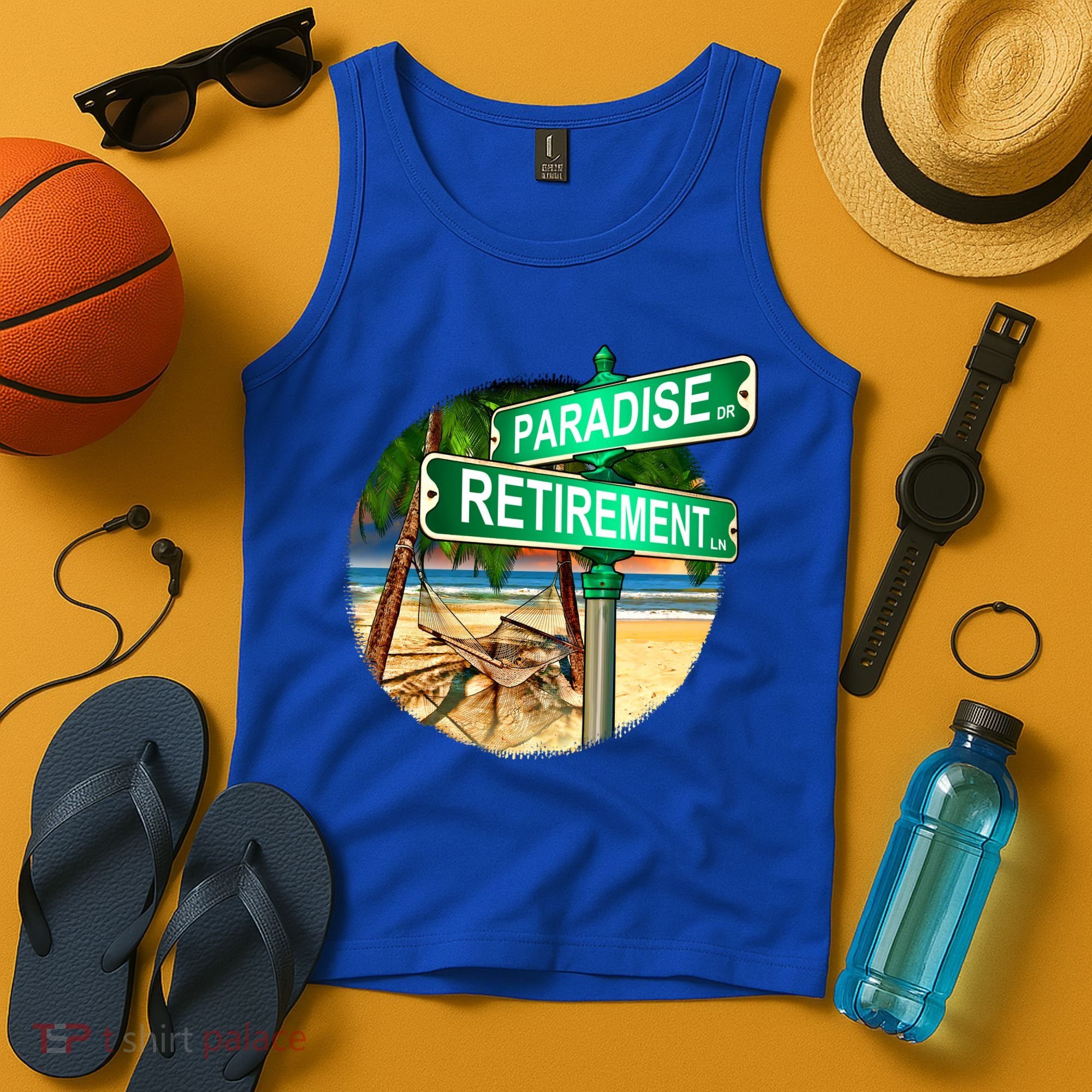 Paradise Dr Retirement Ln Tank Top