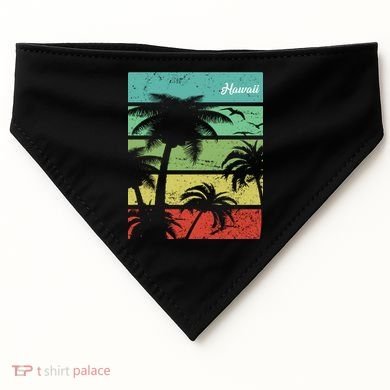 Paradise In Hawaii USA-Made Doggie Bandana