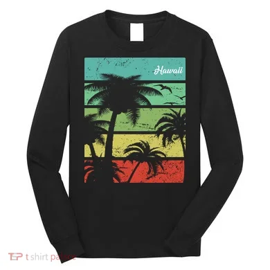 Paradise In Hawaii Long Sleeve Shirt