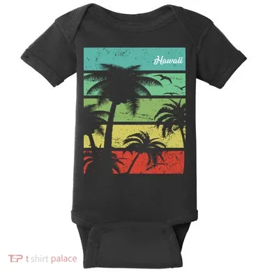 Paradise In Hawaii Baby Bodysuit