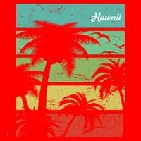 Paradise In Hawaii Santa Hat thumb 1