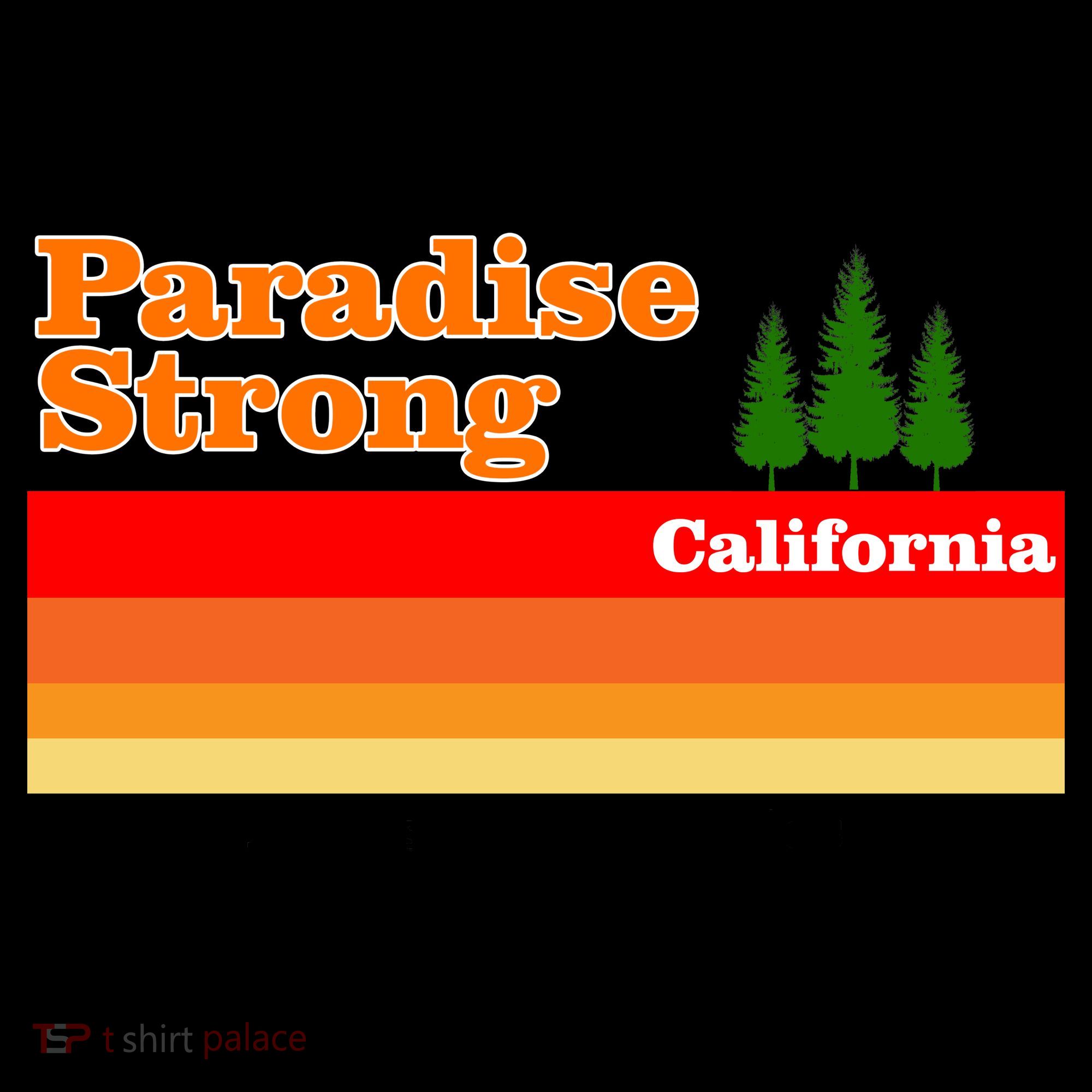 Paradise Strong Camp Fire California Coffee Mug