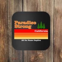 Paradise Strong Camp Fire California Coaster thumb 0