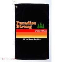 Paradise Strong Camp Fire California Golf Towel thumb 0