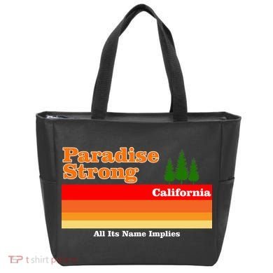 Paradise Strong Camp Fire California Tote Bag