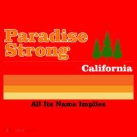 Paradise Strong Camp Fire California Santa Hat thumb 1