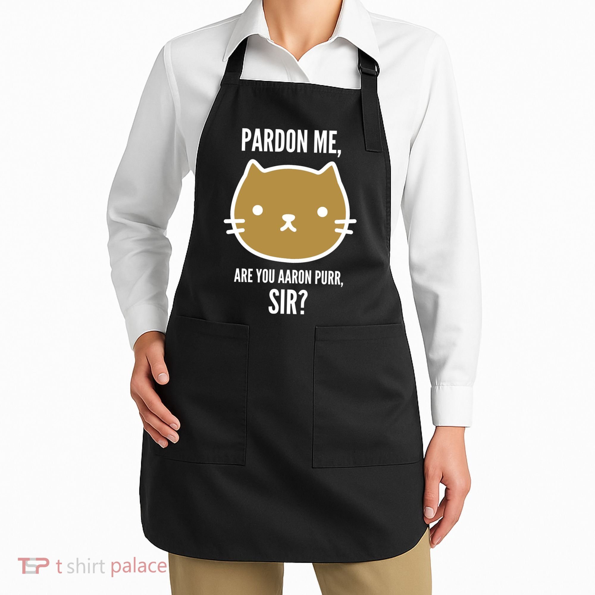 Pardon Me Are You Aaron Purr, Sir? Apron