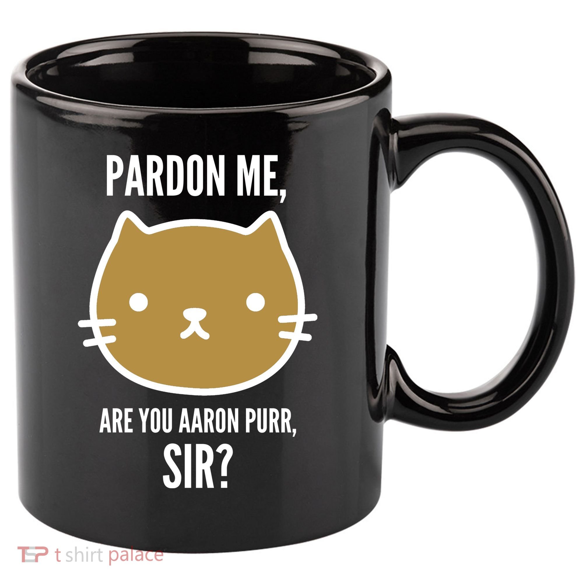 Pardon Me Are You Aaron Purr, Sir? 11oz C Handle Ceramic Mug