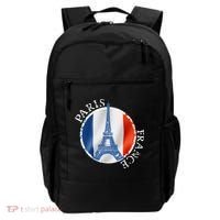Paris France Peace Eiffel Tower Flag Backpack thumb 0