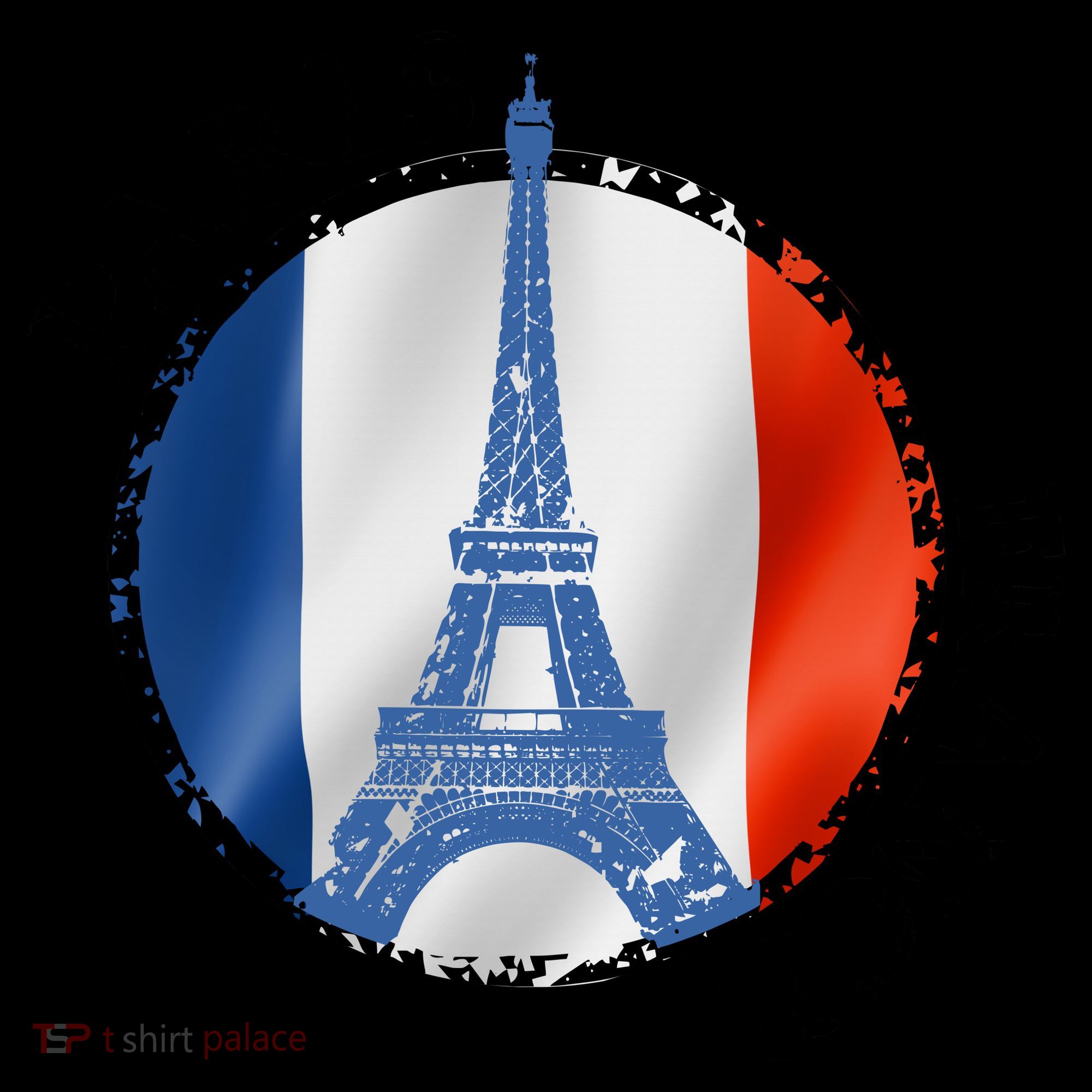Paris France Peace Eiffel Tower Flag Coffee Mug