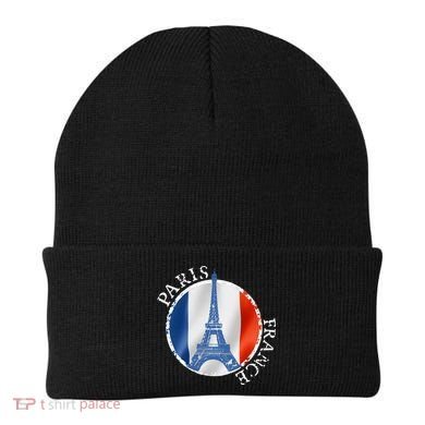 Paris France Peace Eiffel Tower Flag Beanie