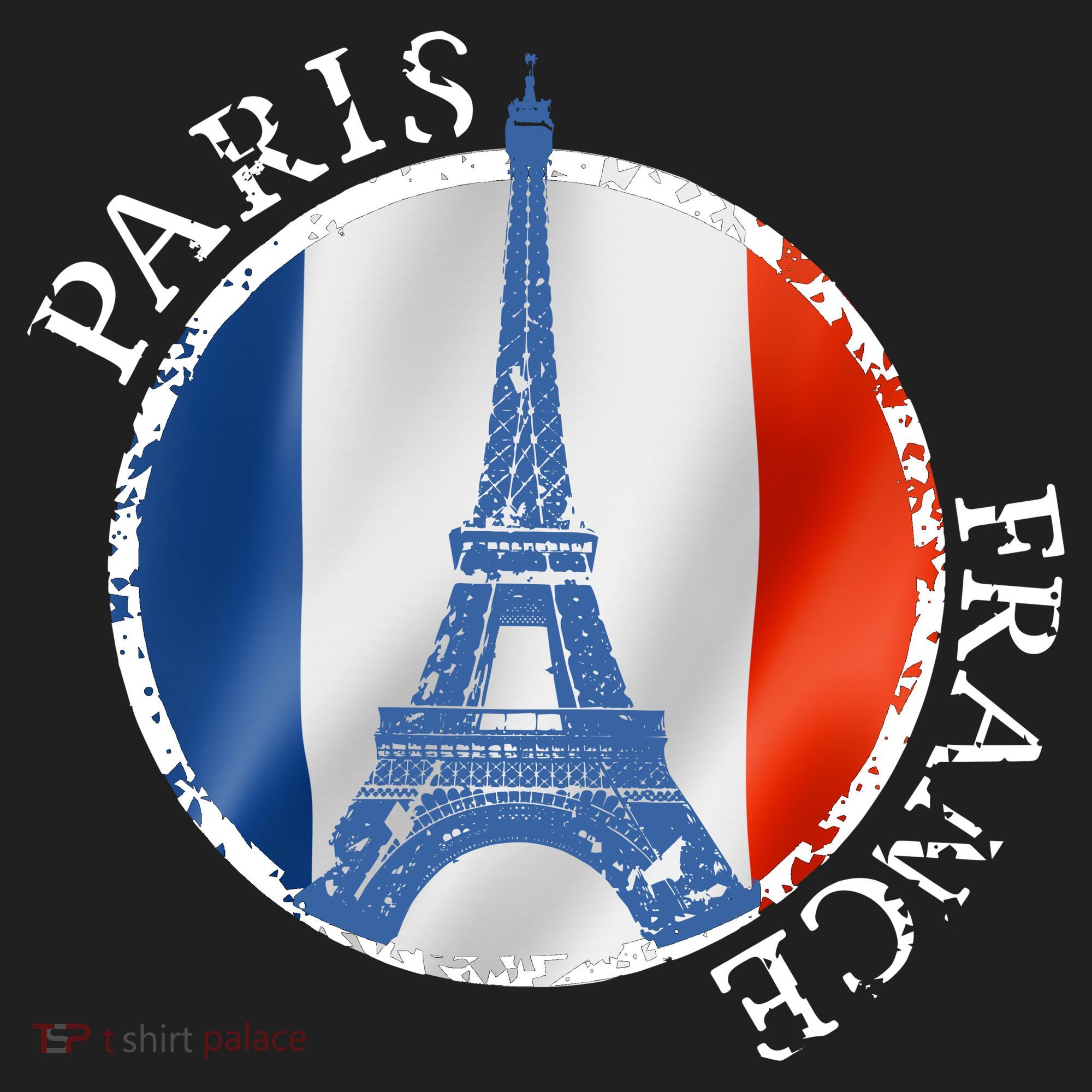 Paris France Peace Eiffel Tower Flag Hat