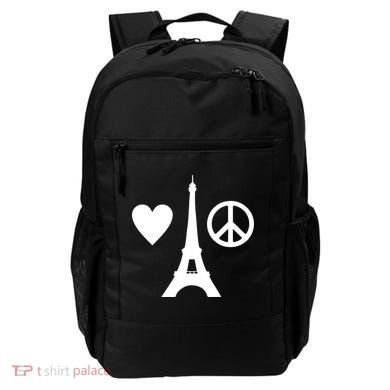 Paris Peace Sign Eiffel Tower Backpack