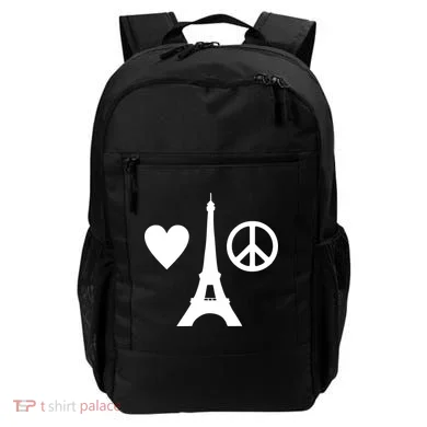 Paris Peace Sign Eiffel Tower Backpack