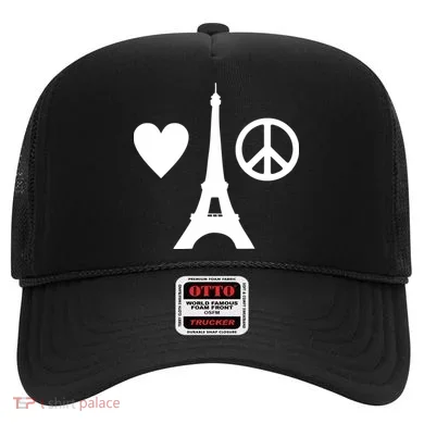 Paris Peace Sign Eiffel Tower Hat