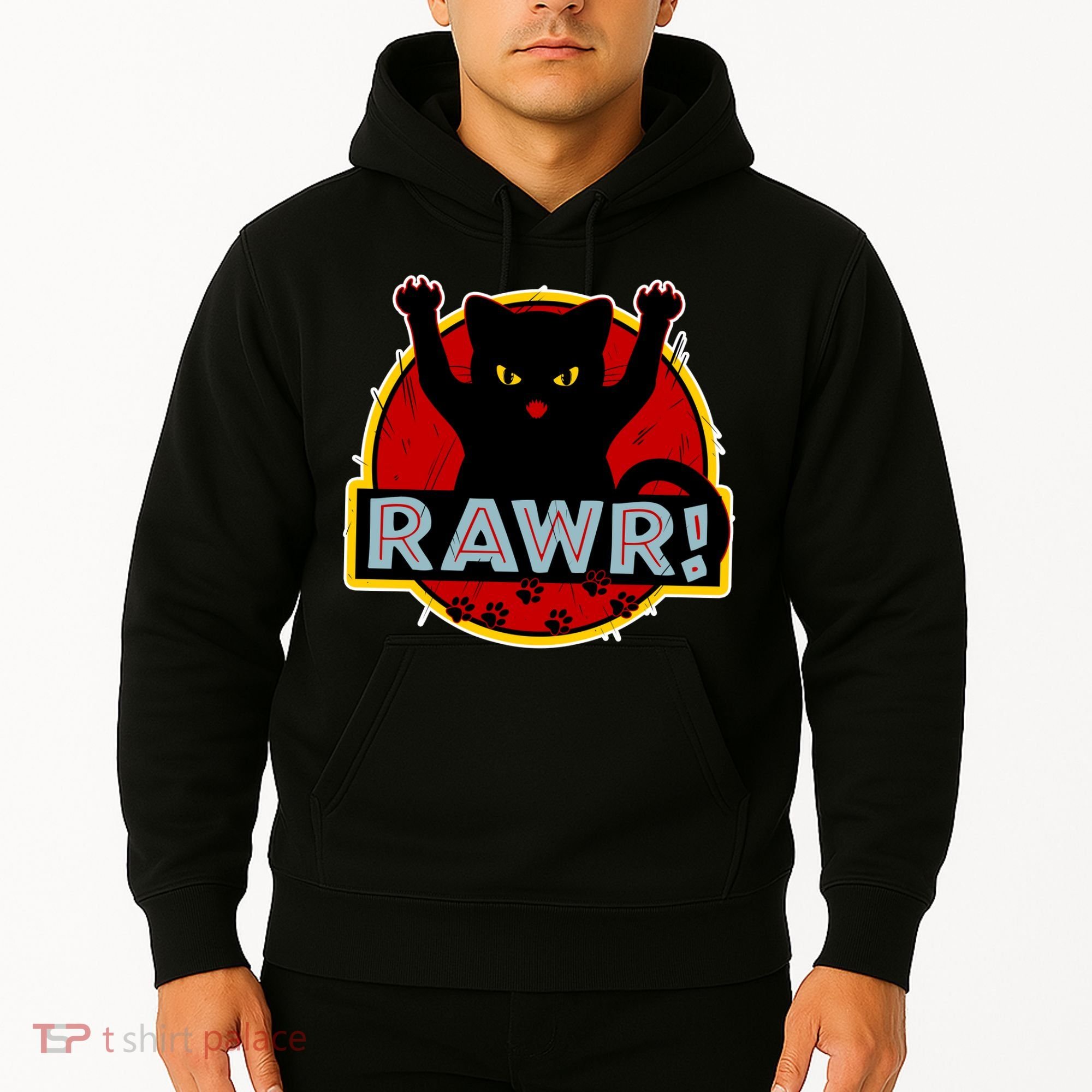 Parody Cat Rawr Logo Hoodie