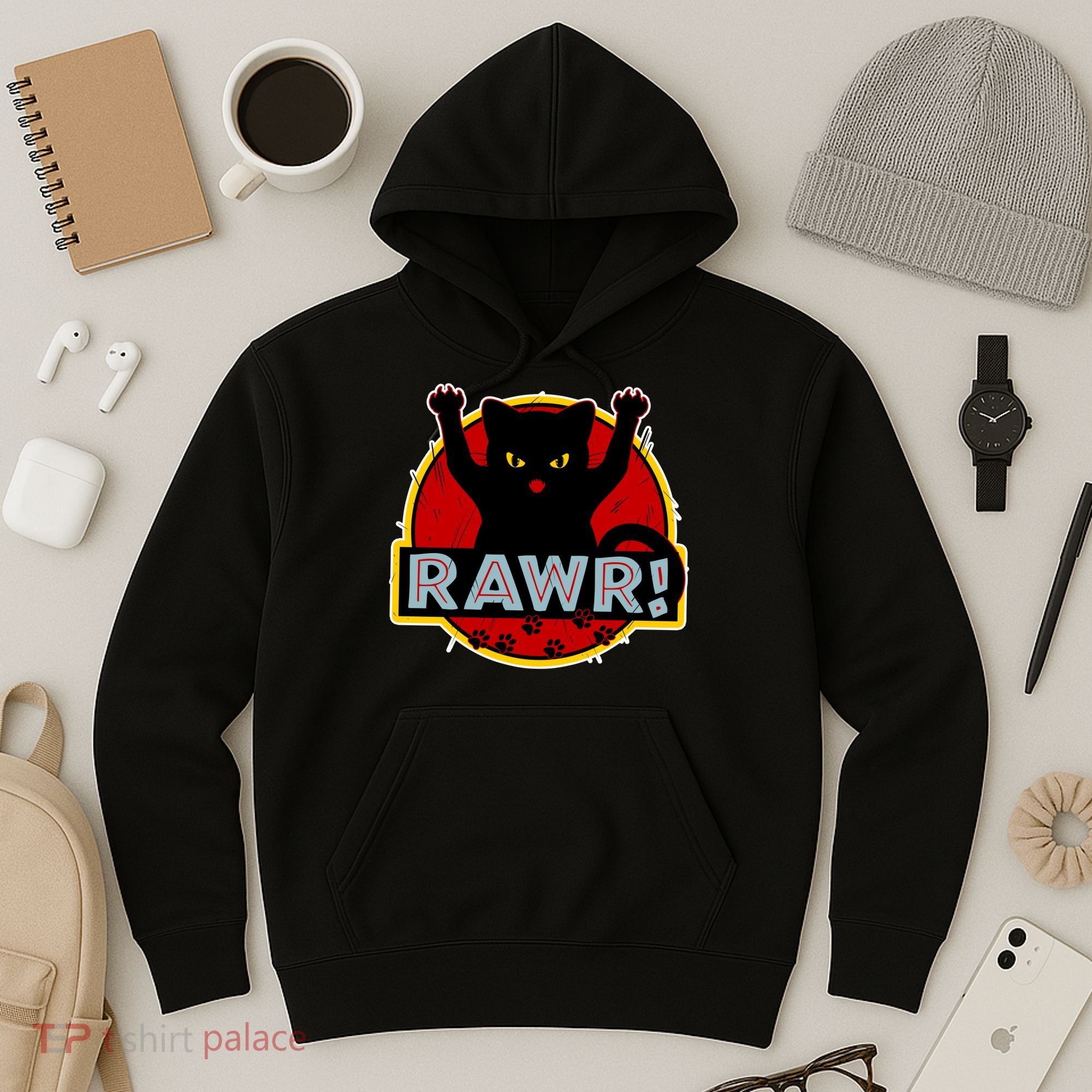Parody Cat Rawr Logo Hoodie