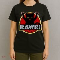 Parody Cat Rawr Logo T-Shirt thumb 4