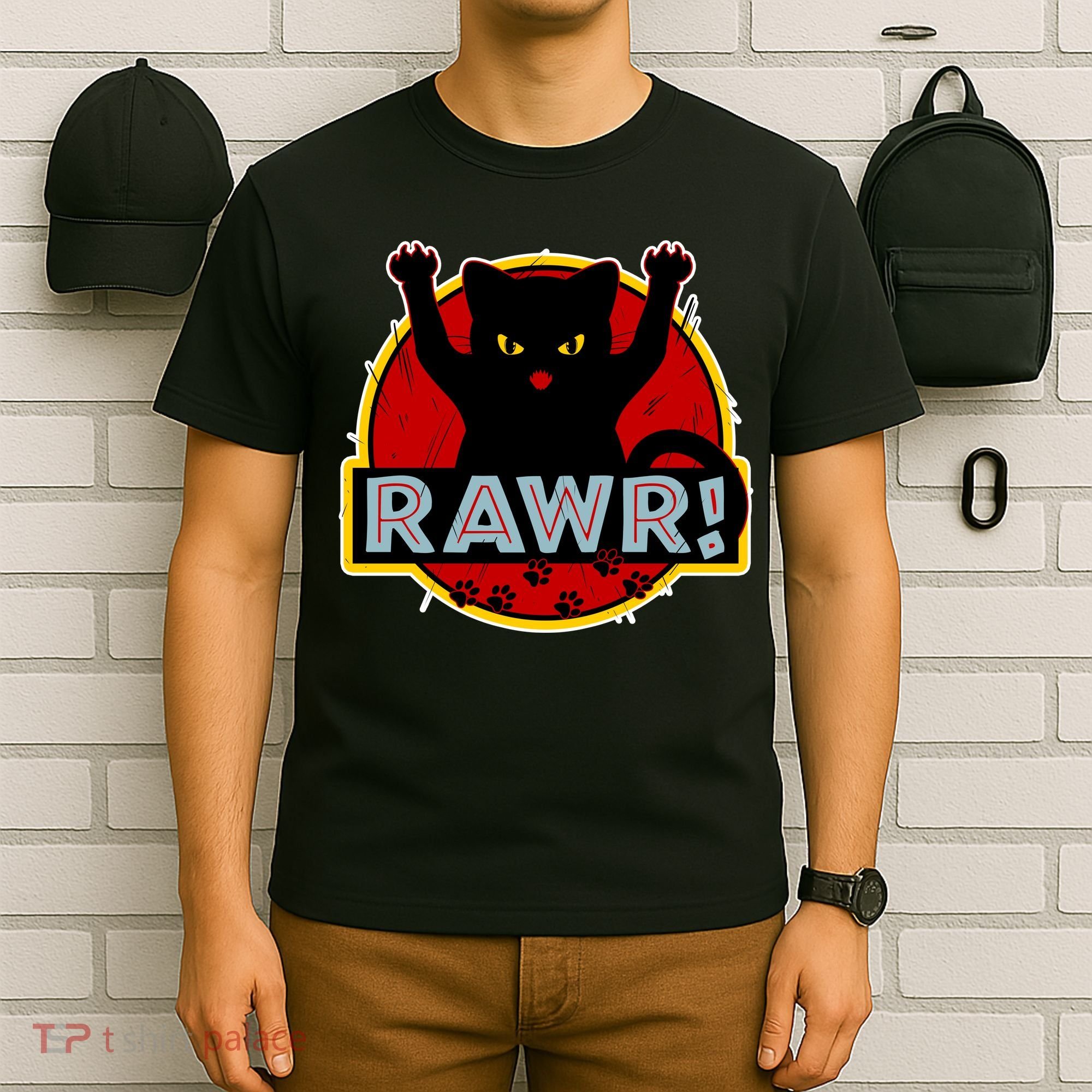 Parody Cat Rawr Logo T-Shirt