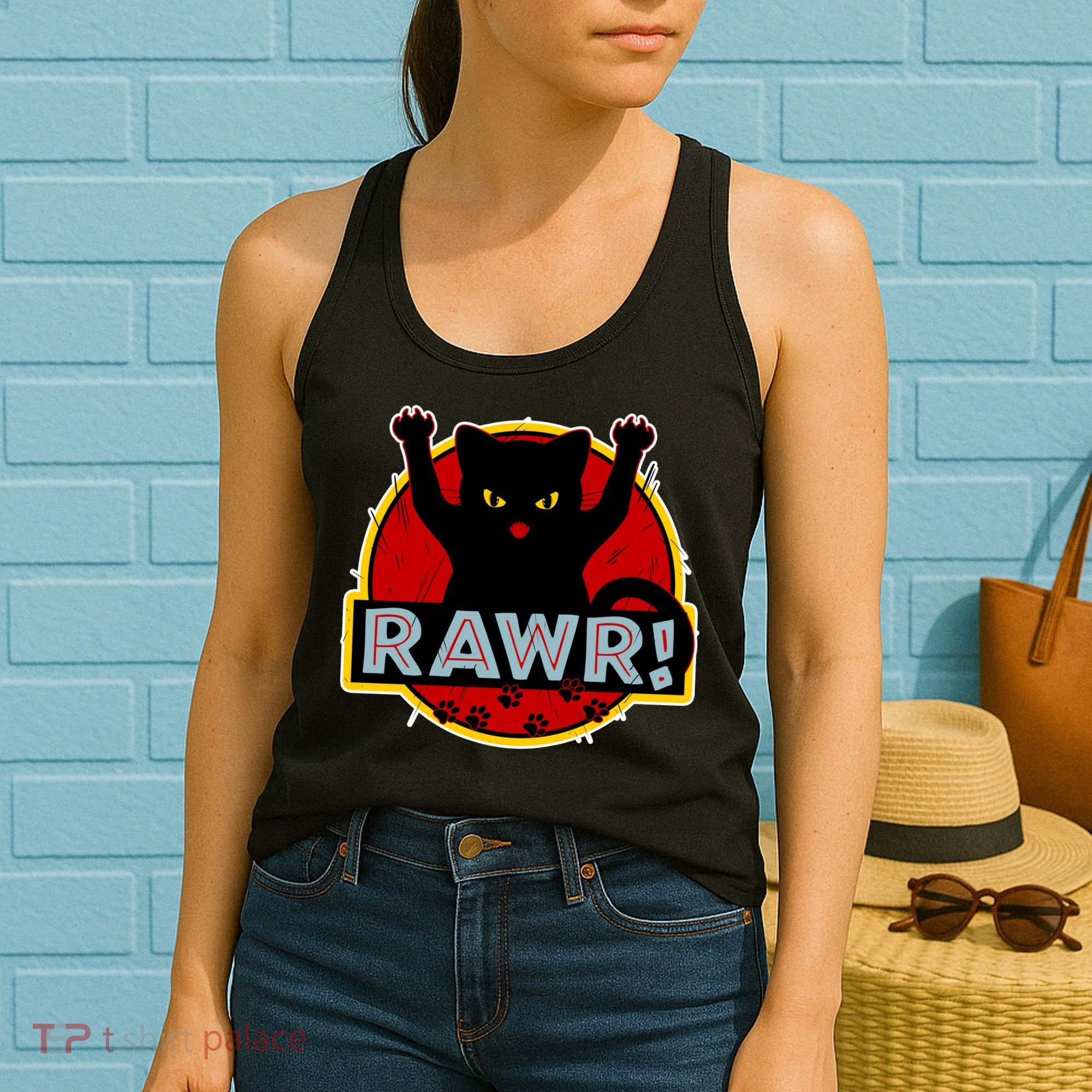Parody Cat Rawr Logo Women's Tank Top