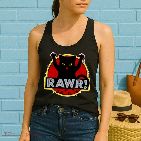 Parody Cat Rawr Logo Women's Tank Top