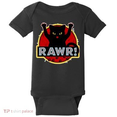 Parody Cat Rawr Logo Baby Bodysuit