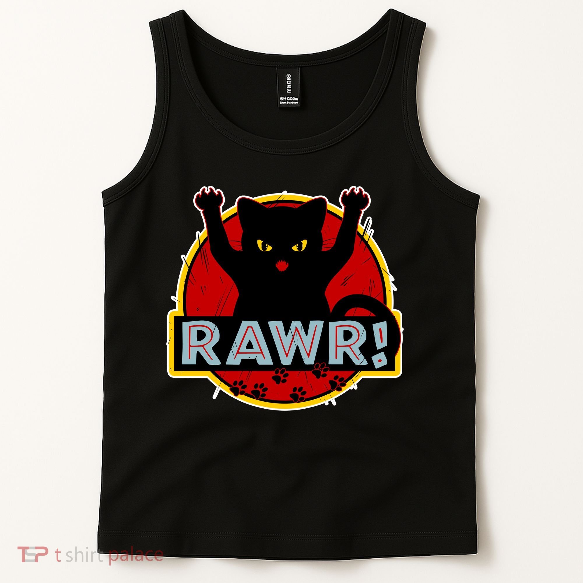 Parody Cat Rawr Logo Tank Top