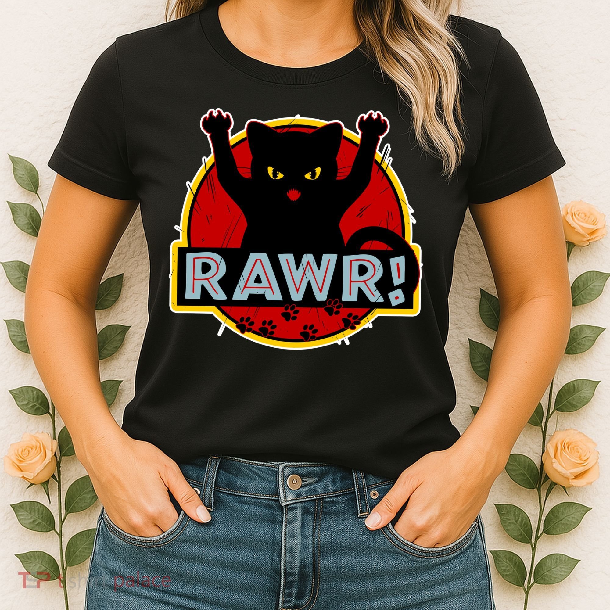 Parody Cat Rawr Logo Women's T-Shirt