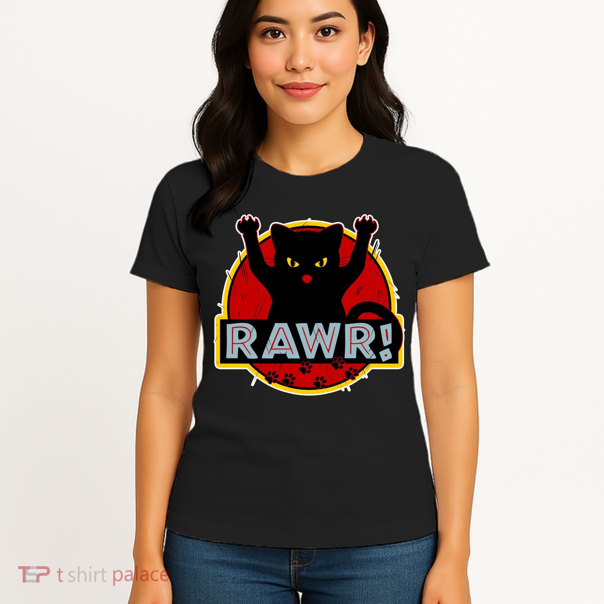 Parody Cat Rawr Logo Women's T-Shirt