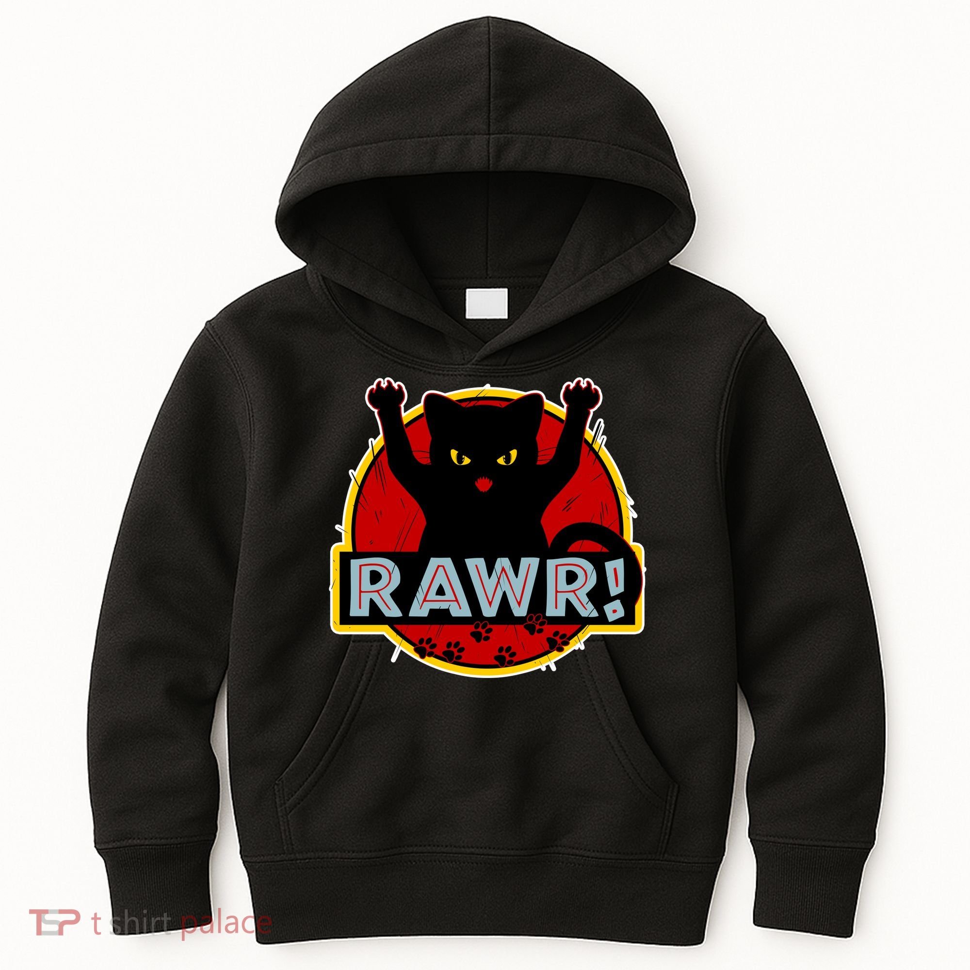 Parody Cat Rawr Logo Kids Hoodie