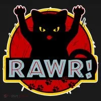 Parody Cat Rawr Logo Kids Long Sleeve Shirt thumb 2