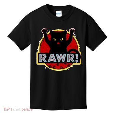 Parody Cat Rawr Logo Kids T-Shirt
