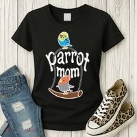 Parrot Mom Women's T-Shirt thumb 3
