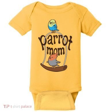 Parrot Mom Baby Bodysuit