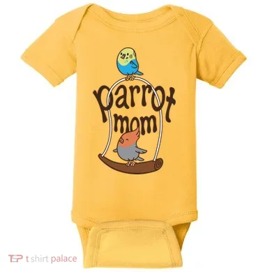 Parrot Mom Baby Bodysuit