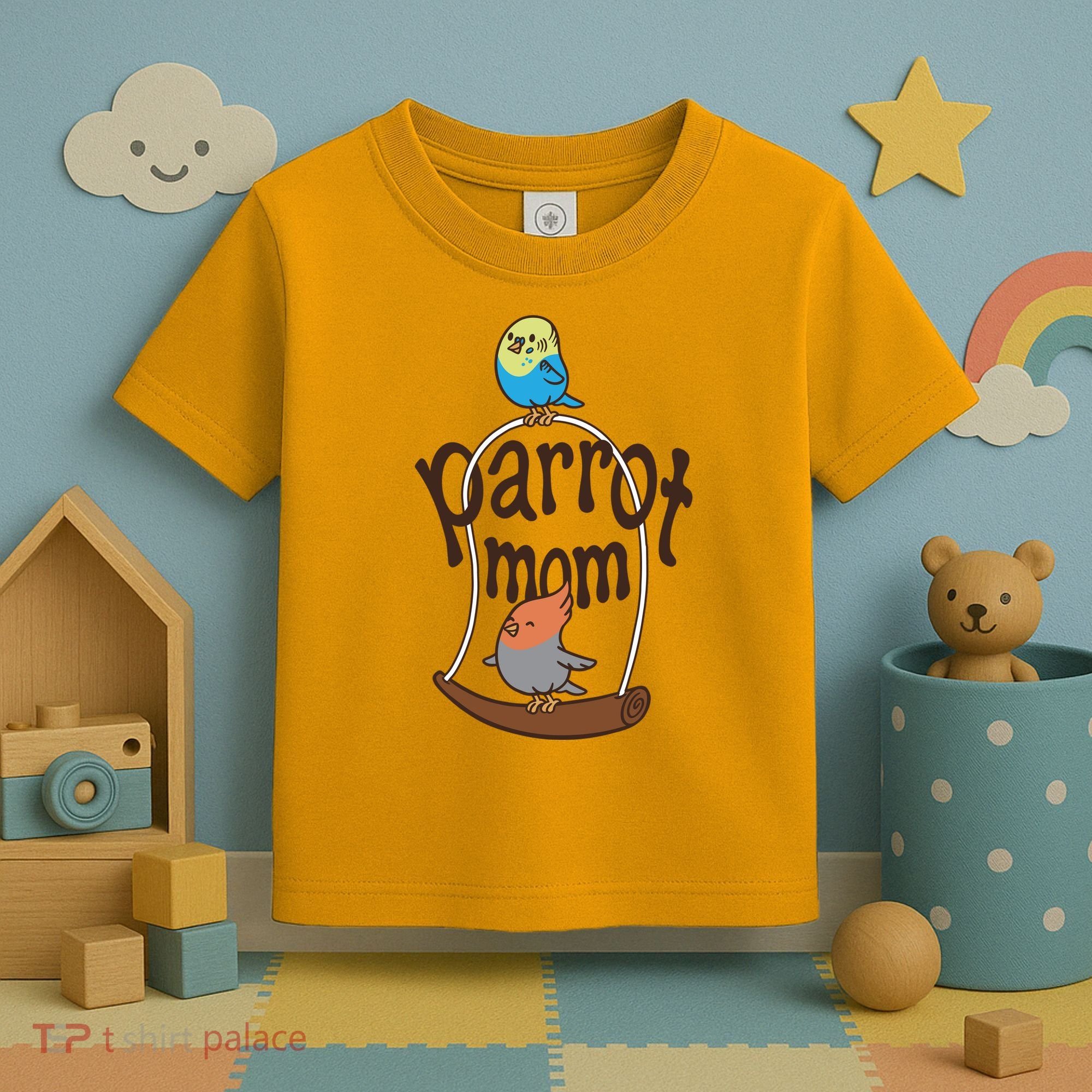 Parrot Mom Toddler T-Shirt