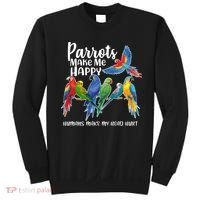 Parrots Make Me Happy Human Make My Head Hurt Sweatshirt thumb 0