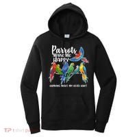 Parrots Make Me Happy Human Make My Head Hurt Women's Hoodie thumb 0