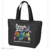 Parrots Make Me Happy Human Make My Head Hurt Tote Bag thumb 3