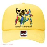 Parrots Make Me Happy Human Make My Head Hurt Hat thumb 0