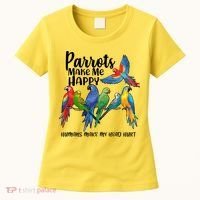 Parrots Make Me Happy Human Make My Head Hurt Women's T-Shirt thumb 0