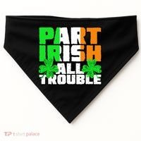 Part Irish All Trouble USA-Made Doggie Bandana thumb 0