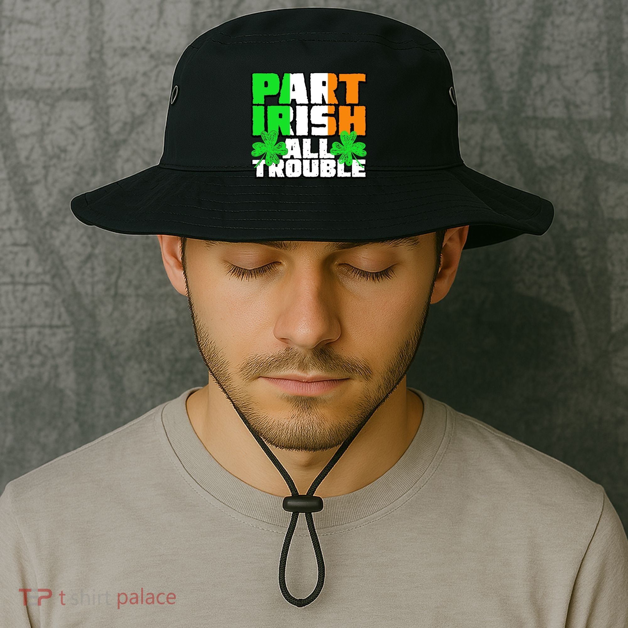 Part Irish All Trouble Bucket Hat