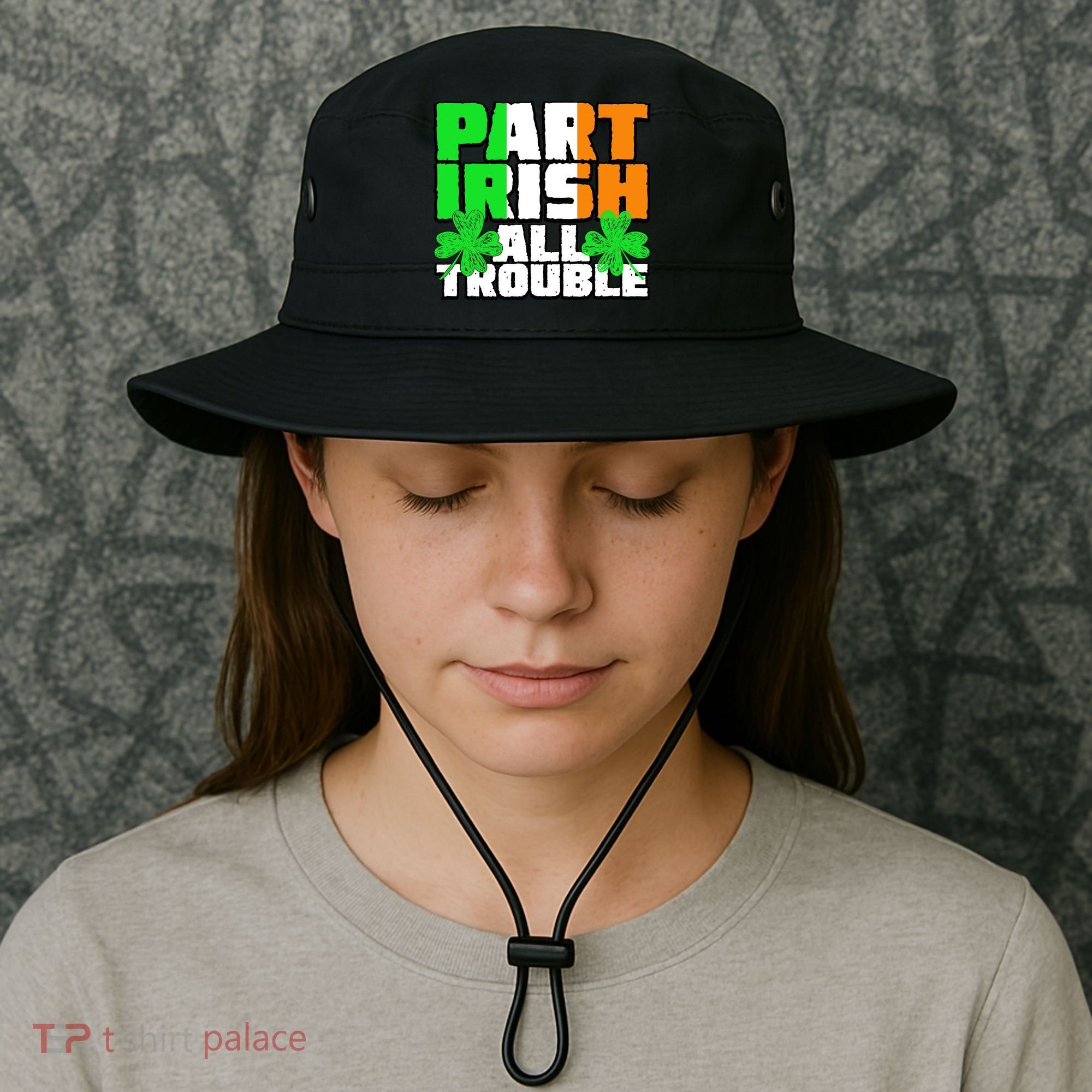 Part Irish All Trouble Bucket Hat